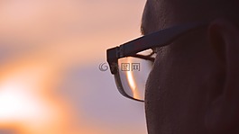 日落,玻璃,玻璃