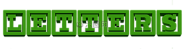 信,字母表,字體