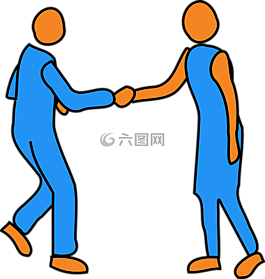握手,男子,女子