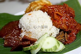 食品,椰浆饭,亚洲