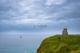 愛爾蘭,海,巖