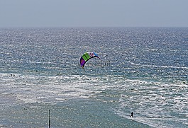 敘爾特島,夏季,風箏沖浪