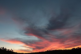 天空,下午,结束了下午的