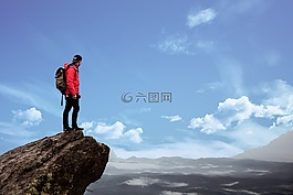 山,徒步旅行,冒險