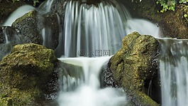 山水,唯美,水流