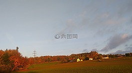 秋季,日出,心情