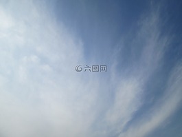 天空,藍(lán)色,云