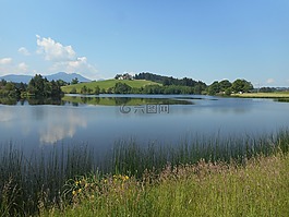 阿爾高,湖,夏季
