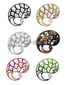 維多利亞,藝術裝飾,角