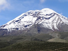 山,冰川,冰