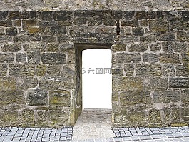 城墻,天然石材,通過