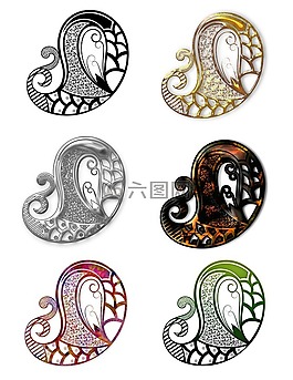 維多利亞,藝術裝飾,角