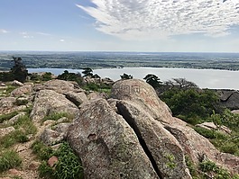 水,湖,天空