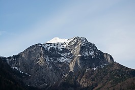 山,高山,天空