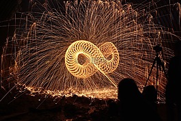 steelwool,火,無限