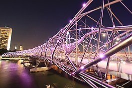 helixbridge,橋,燈