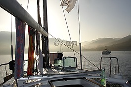 帆,游艇,海洋
