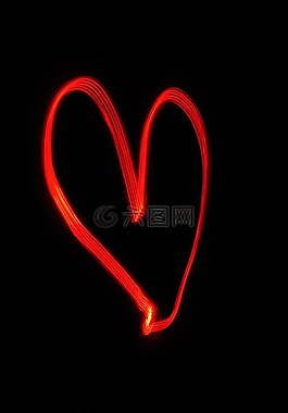 光畫,心臟,愛情
