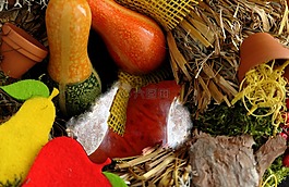 秋季,秋天的花環(huán),herbstdeko