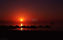 西班牙,太陽海岸,日出