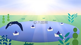 池,水,戶外