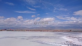 茶卡鹽湖,青海,風景