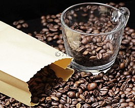 咖啡豆,咖啡杯,杯