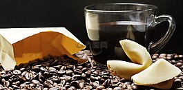咖啡豆,咖啡杯,杯