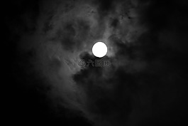 月球,黑暗,月光