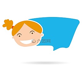 孩子們,多彩,剪貼畫的