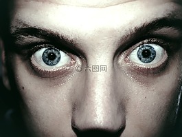 男子,眼睛,肖像
