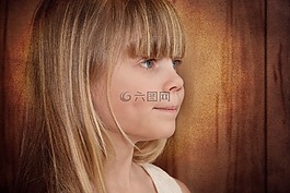 孩子,女孩,金發(fā)