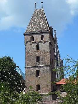 metzgerturm,塔,建設