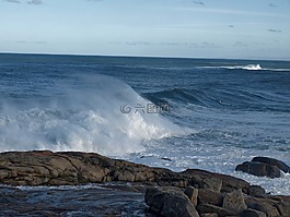 波,海,泡沫