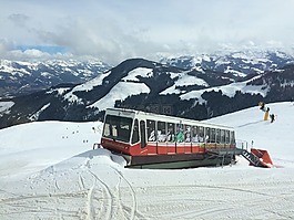 山,冬天,雪