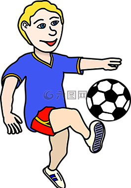 男孩,足球,游戲