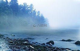 薄雾,朦胧,雾