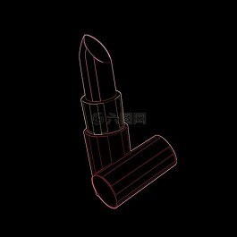 口紅,光明,抽象