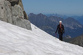 登山,山,冰川