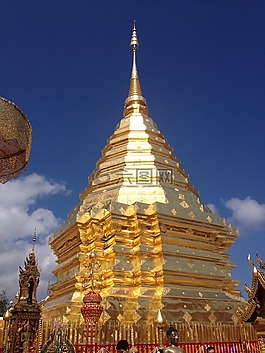 扫管笏,泰国,寺