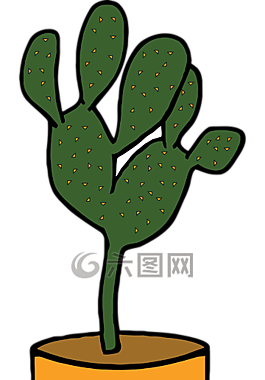 仙人掌,植物,綠色