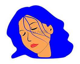 女子,臉,睡眠