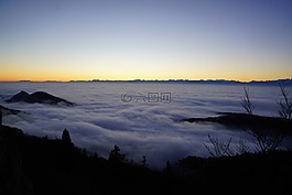 霧,nebellandschaft,森林