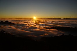 t?di,日出,高山