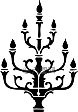 燭臺,持有的蠟燭,光