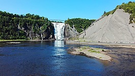 montmorrency,魁北克省,瀑布