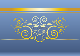 裝飾,kringel,黃金