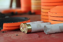 墨盒,射擊,粘土