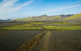 冰岛,langisjór,跟踪