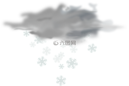雪,天氣,云